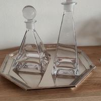 Vassoio Calegaro Italy silver plate ottagonale