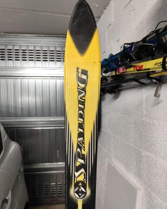 2 paia sci alti 184 cm uno Spalding/  rossignol 