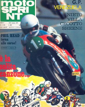 Rivista MOTOSPRINT numero 12 anno 1977