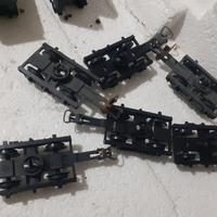 lotto carrelli modellismo ferroviario h0 