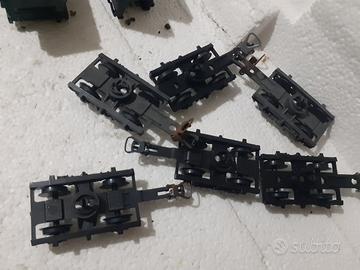 lotto carrelli modellismo ferroviario h0 