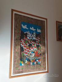 Quadro Messicano stile Naif