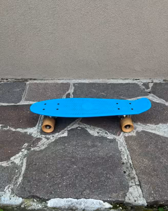 skate azzuro in plastica