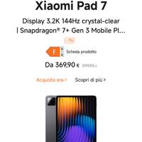 Xiaomi pad 7 + tastiera focus