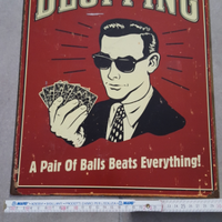 Lamina pubblicitaria carte da gioco - NUOVA