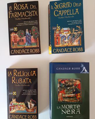Lotto libri Candace Robb_ thriller medievali
