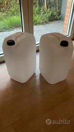 Taniche 25 litri trasparenti