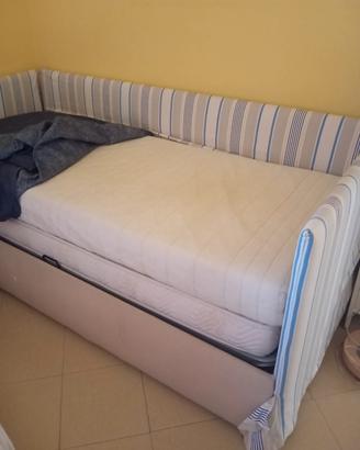 Letto singolo con vano contenitore 