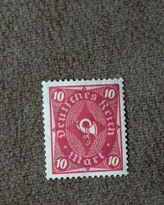 francobollo da 10 marchi del Deutsches Reich