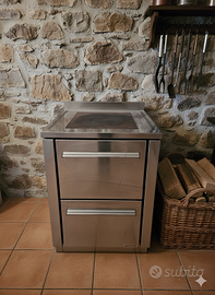 Stufa a legna inox De Manincor