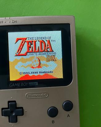 Nintendo Game Boy Pocket originale restaurato IPS