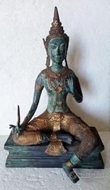 ANTICA STATUA ASIATICA SCULTURA IN BRONZO / 174A