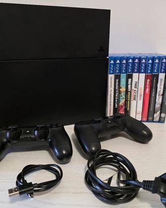 PS4 1Tb + joypad x2 + giochi vari