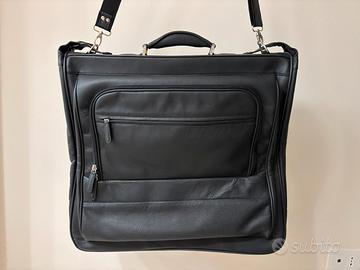 Borsa porta abiti da viaggio in vera pelle