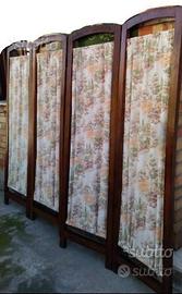 Separè Paravento Antico Divisori Tende Legno