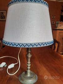 lampada da tavolo bronzo