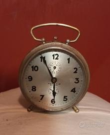 Orologio sveglia da tavolo vintage Mondiale Extra.