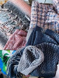 Lotto sciarpe morbidissime invernali e foulard