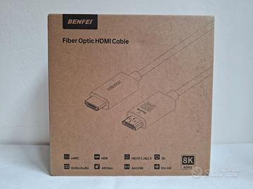 Cavo HDMI Fibra Ottica BENFEI 8K HDMI 2.1, 30 mt