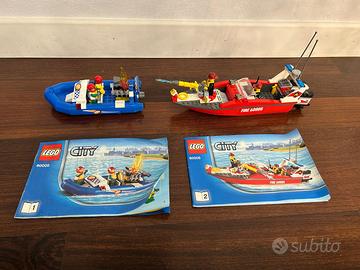 LEGO 60005 City – Motoscafo anti-incendio–Completo