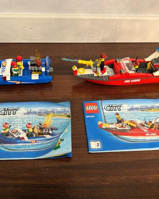 LEGO 60005 City – Motoscafo anti-incendio–Completo
