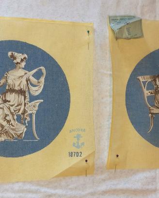 Coppia Canovacci Mezzo Punto Ancora 18702 18703 Ca