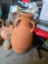 anfora in terracotta antica  70 cm alta