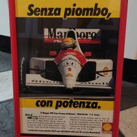 Quadretto Ayrton Senna 