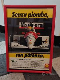 Quadretto Ayrton Senna 