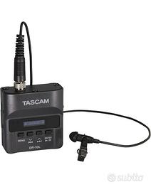 registratore Tascam dr10L con lavalier 