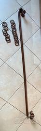 Bastone per tende in legno