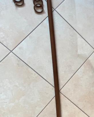 Bastone per tende in legno