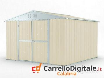 Box struttura lamiera Acciaio 327x307cm avorio