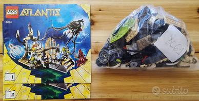 Lotto LEGO Atlantis, 4 set: 8061,8075,8077,8078