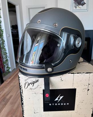 Casco moto integrale in stile retrò – Nuovo