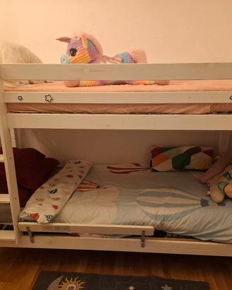 letto a castello separabile con materassi 90x200 