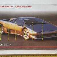 Lamborghini Diablo VT depliant originale auto