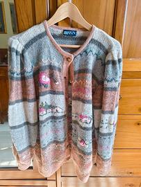 Giacca da donna Biffin in lana e angora, taglia 46