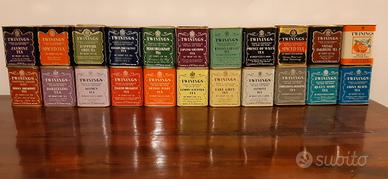 Collezione completa 22 barattoli Twinings Tea 