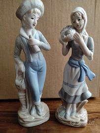 coppia statuine cm 19