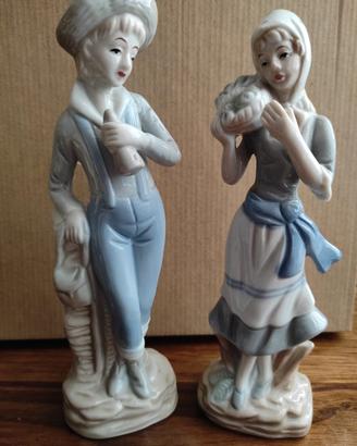 coppia statuine cm 19
