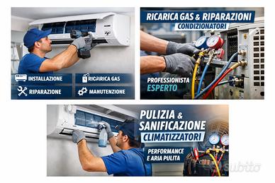 Installazione ricariche riparazione condizionatore