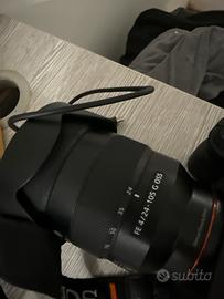 sony fe 24-105mm f4 g oss buono condizioni +(cpl)