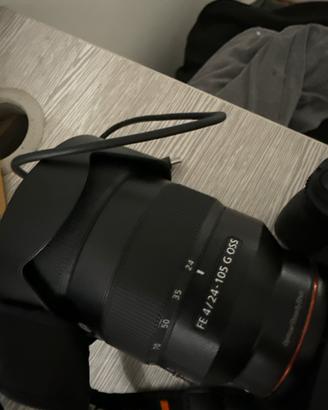 sony fe 24-105mm f4 g oss buono condizioni +(cpl)