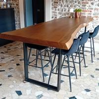 Arredo tavolo stile design moderno industrial