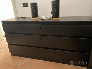 Tris Camera da Letto IKEA MALM – Cassettiera 6 Ca