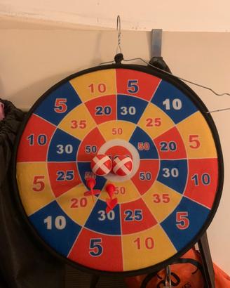 Gioco freccette palline bersaglio