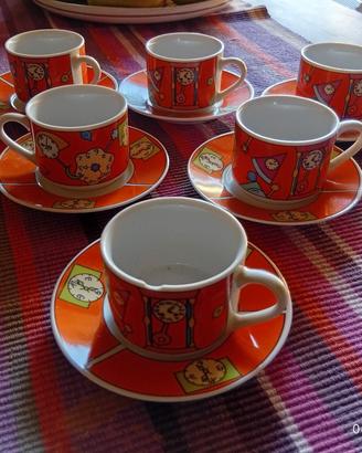servizio caffè vintage modernariatoporcellana 