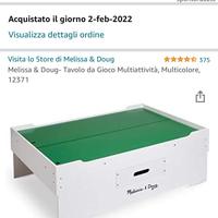 Tavolo per gioco bambini