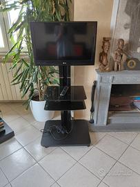Mobile Carrello Porta TV con Ruote + TV LG 26"
